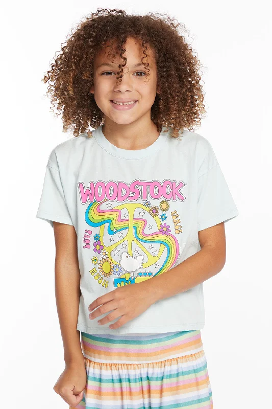 Woodstock Peace Sign Girls Tee