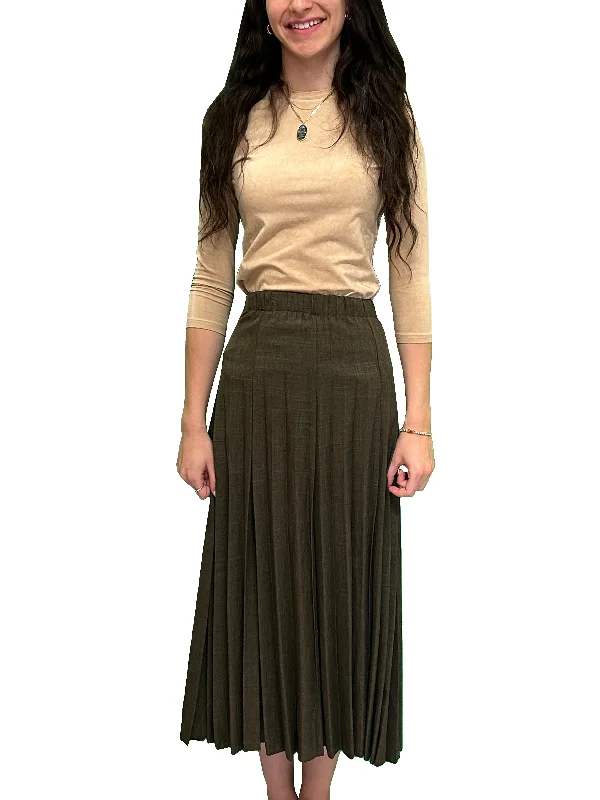 Sam Fashion Heather Pleated Skirt