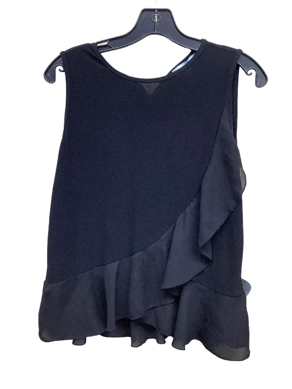 Top Sleeveless By Nine West In Black, Size: Xs