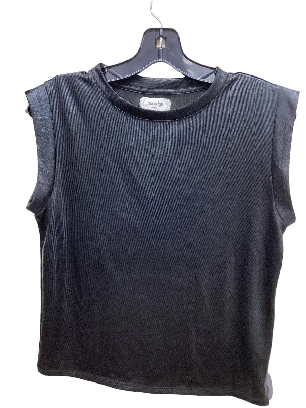 Top Sleeveless By Porridge In Black, Size: Xxs