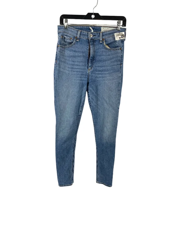 Jeans Skinny By Rag & Bones Jeans In Blue Denim, Size: 30