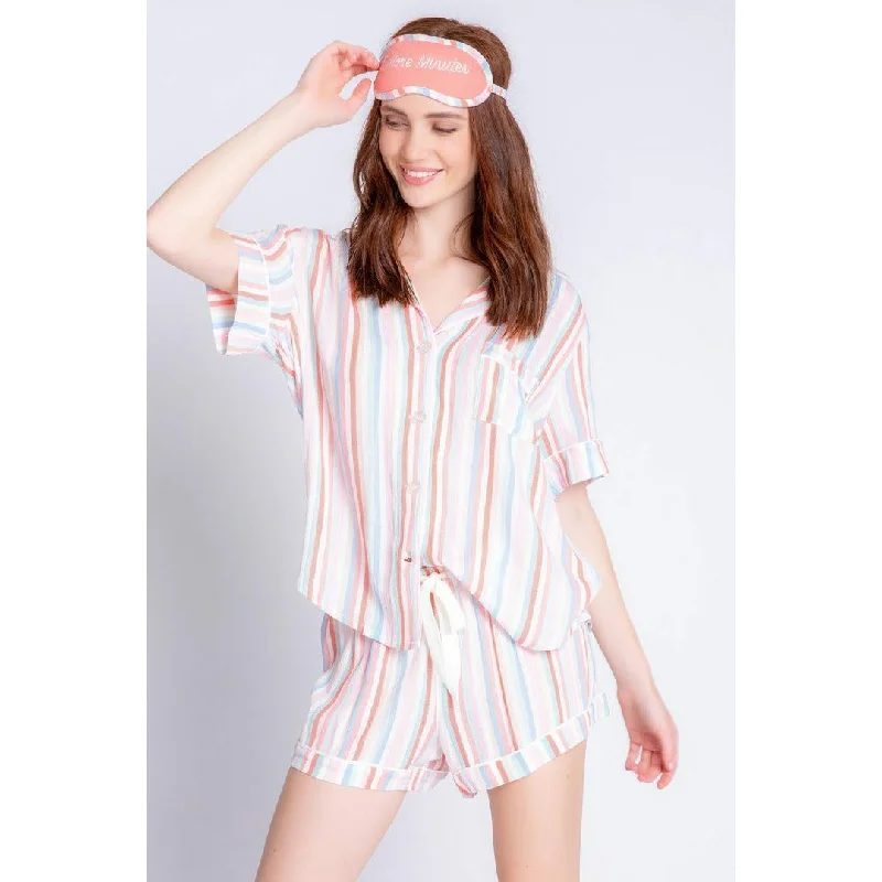 Saturday Morning Stripe PJ Set