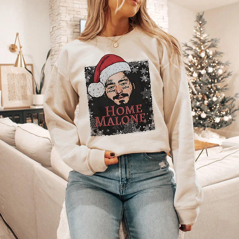 Home Malone Holiday Crewneck