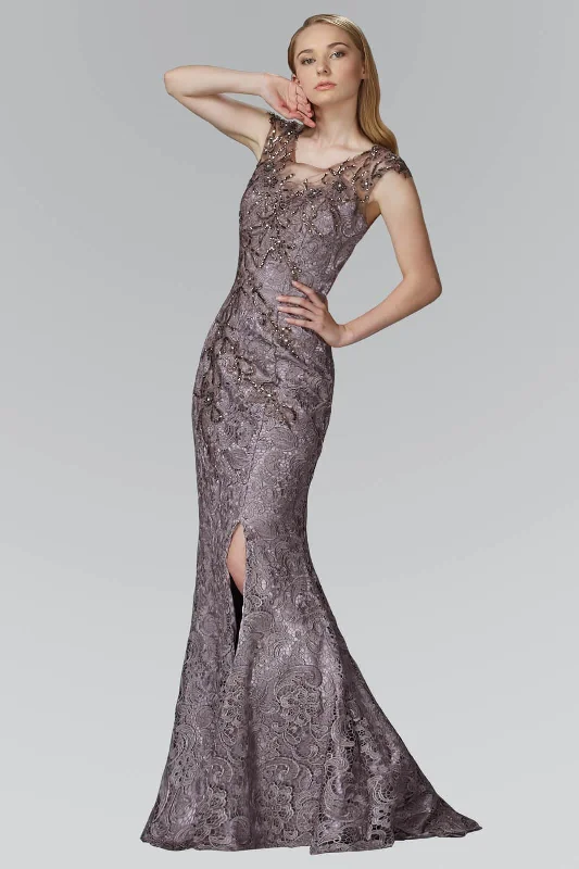 Lace Long Prom Dress Formal Evening Gown