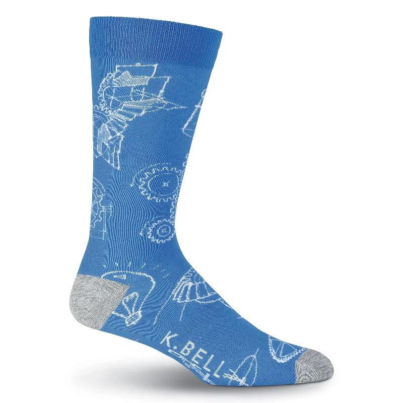 K. Bell Mens Engineer Crew Socks