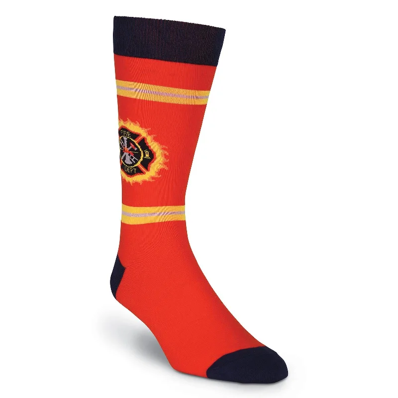 K. Bell Mens Fireman Crew Socks