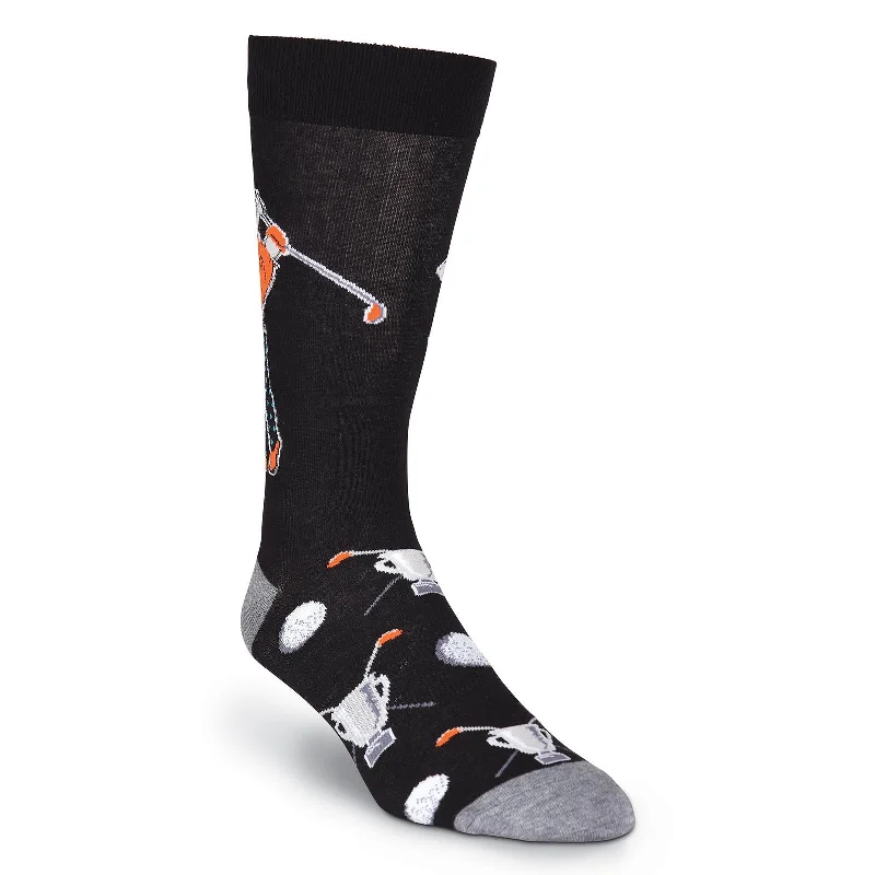 K. Bell Mens Golfer Crew Socks