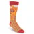 K. Bell Mens Orange Carp Fish Crew Socks