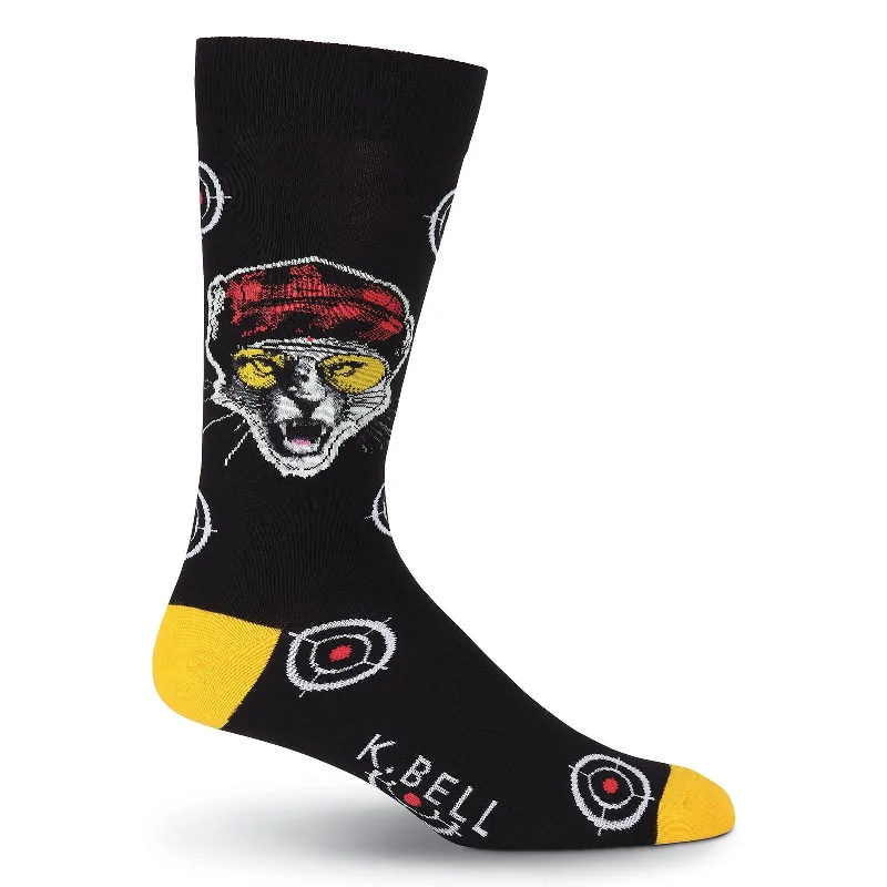 K. Bell Mens Target Crew Socks